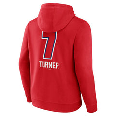 Trea Turner Philadelphia Phillies Fastball Player Name & Number Pullover Hoodie - Red