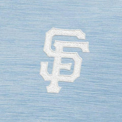 San Francisco Giants Antigua Bright Quarter-Zip Pullover Top - Light Blue