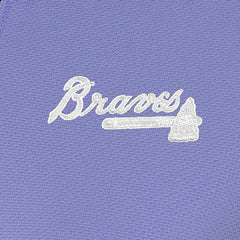 Atlanta Braves Antigua Women's Finish Quarter-Zip Pullover Top - Purple