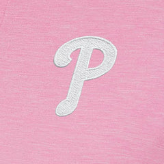 Philadelphia Phillies Antigua Women's Mentor Quarter-Zip Pullover Top - Pink