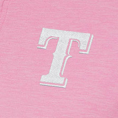 Texas Rangers Antigua Women's Mentor Quarter-Zip Pullover Top - Pink