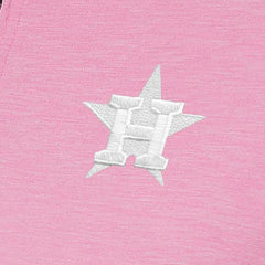 Houston Astros Antigua Women's Mentor Quarter-Zip Pullover Top - Pink
