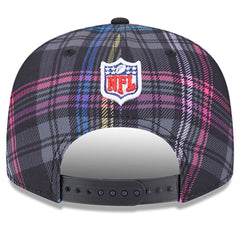 NFL Jacksonville Jaguars 2024 NFL Crucial Catch Plaid 9FIFTY Snapback Hat