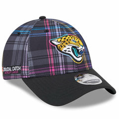 NFL Jacksonville Jaguars 2024 NFL Crucial Catch Plaid 9FORTY Adjustable Hat