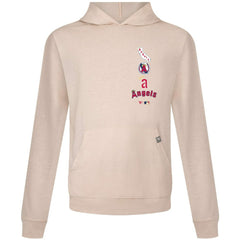 Los Angeles Angels Levelwear Base Line Pullover Hoodie - Cream