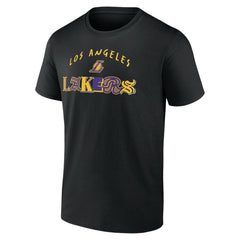 Los Angeles Lakers Graffiti Arch T-Shirt - Black cheap