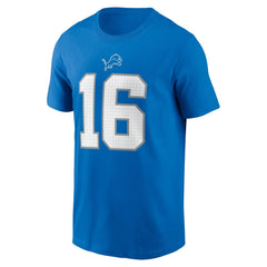NFL Detroit Lions Jared Goff Name & Number T-Shirt