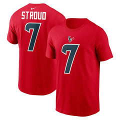 NFL Houston Texans C.J. Stroud Player Name & Number T-Shirt