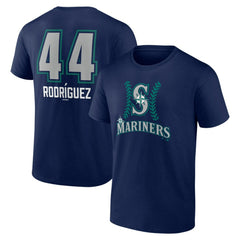 Julio Rodríguez Seattle Mariners Name & Number Fastball T-Shirt - Navy