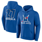 Vladimir Guerrero Jr. Toronto Blue Jays Name & Number Fastball Pullover Hoodie - Royal