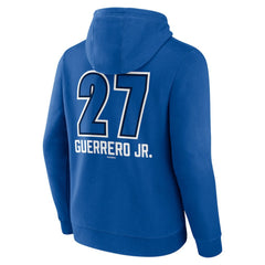 Vladimir Guerrero Jr. Toronto Blue Jays Name & Number Fastball Pullover Hoodie - Royal