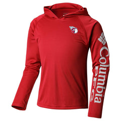 Cleveland Guardians Youth Terminal Tackle Long Sleeve Hoodie T-Shirt - Red | Columbia