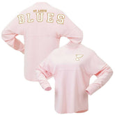 St. Louis Blues Fanatics Women's Spirit Jersey Long Sleeve T-Shirt