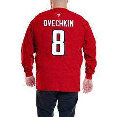 Alexander Ovechkin Washington Capitals Profile Big & Tall Name & Number Thermal Pullover Sweatshirt