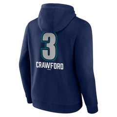 J.P. Crawford Seattle Mariners Name & Number Fastball Pullover Hoodie - Navy