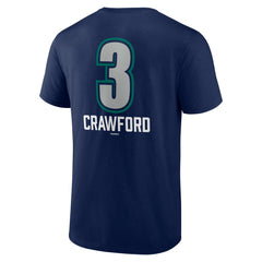 J.P. Crawford Seattle Mariners Name & Number Fastball T-Shirt - Navy