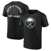 Buffalo Sabres Personalized Name & Number Monochrome T-Shirt