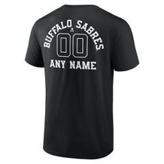Buffalo Sabres Personalized Name & Number Monochrome T-Shirt