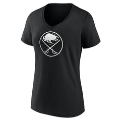 Buffalo Sabres Women's Personalized Name & Number Monochrome V-Neck T-Shirt