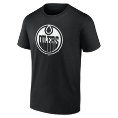 Edmonton Oilers Personalized Name & Number Monochrome T-Shirt