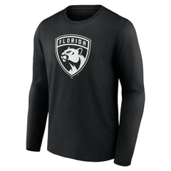 Florida Panthers Personalized Name & Number Monochrome Long Sleeve T-Shirt