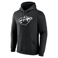 Minnesota Wild Personalized Name & Number Monochrome Pullover Hoodie