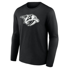 Nashville Predators Personalized Name & Number Monochrome Long Sleeve T-Shirt
