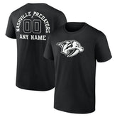 Nashville Predators Personalized Name & Number Monochrome T-Shirt