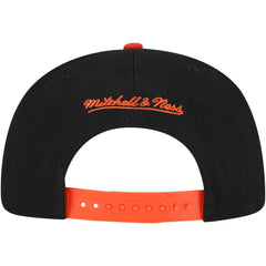 San Francisco Giants Rise Up Snapback Hat - Black | Mitchell & Ness