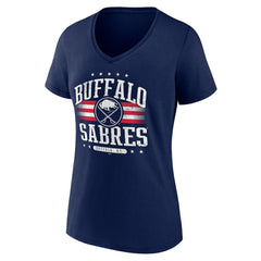 Buffalo Sabres Women's Americana Team V-Neck T-Shirt