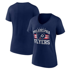 Philadelphia Flyers Women's Americana Team V-Neck T-Shirt
