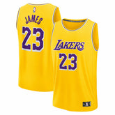 LeBron James Los Angeles Lakers Youth Fast Break Replica Player Jersey - Icon Edition - Gold | Fanatics outlet