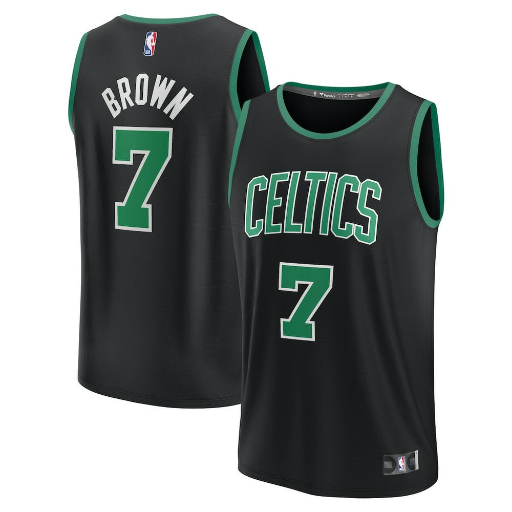 Jaylen Brown Boston Celtics Youth Fast Break Replica Player Jersey - Statement Edition - Black | Fanatics discount