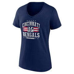 NFL Cincinnati Bengals Women's Americana Team V-Neck T-Shirt