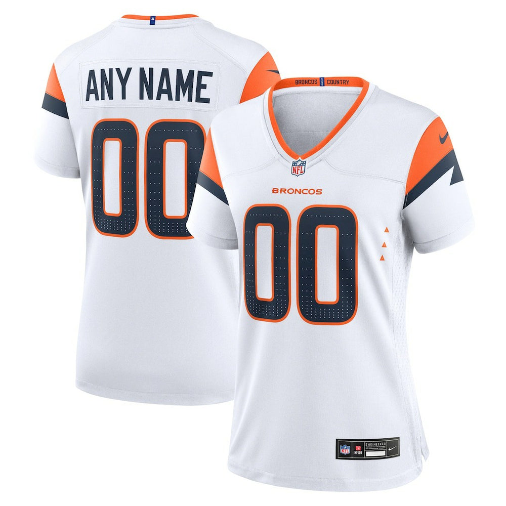 NFL Denver Broncos Women's Mile High Collection Custom Game Jersey