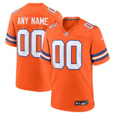 NFL Denver Broncos Mile High Collection 1977 Throwback Custom Game Jersey