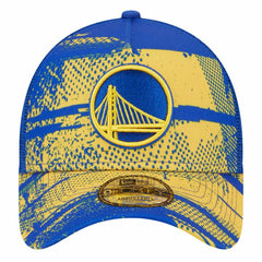 Golden State Warriors Tip Off A-Frame Trucker 9FORTY Adjustable Hat sale - Royal/Gold | New Era cheap