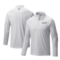 Chicago White Sox Terminal Tackle Omni-Shade Raglan Quarter-Zip Pullover Top - White | Columbia