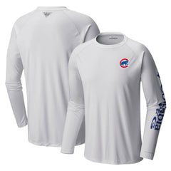 Chicago Cubs Terminal Tackle Long Sleeve T-Shirt - White | Columbia