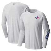 Toronto Blue Jays Terminal Tackle Long Sleeve T-Shirt - White | Columbia
