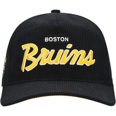 Boston Bruins '47 Crosstown Corduroy Hitch Adjustable Hat