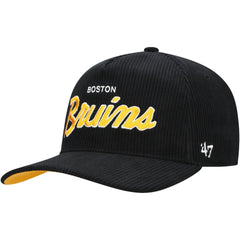 Boston Bruins '47 Crosstown Corduroy Hitch Adjustable Hat