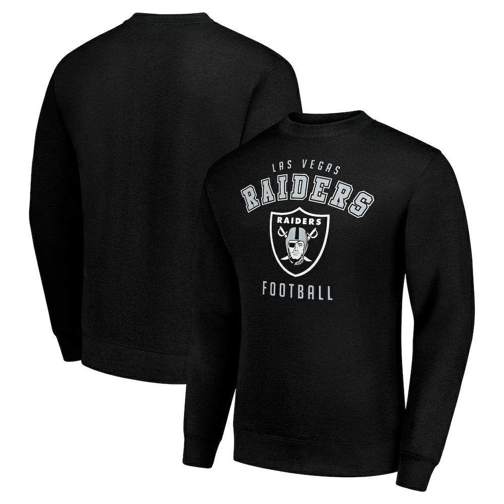 NFL Las Vegas Raiders Starter Team Logo Pullover Sweatshirt