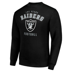 NFL Las Vegas Raiders Starter Team Logo Pullover Sweatshirt