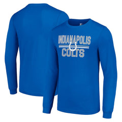 NFL Indianapolis Colts Starter Team Mesh Print Graphic Long Sleeve T-Shirt