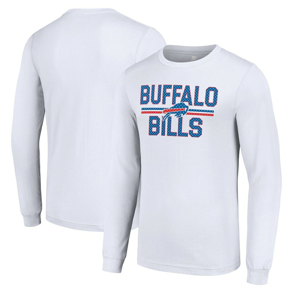 NFL Buffalo Bills Starter Team Mesh Print Graphic Long Sleeve T-Shirt
