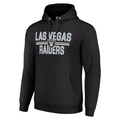 NFL Las Vegas Raiders Starter Unisex Team Mesh Print Graphic Tri-Blend Pullover Hoodie
