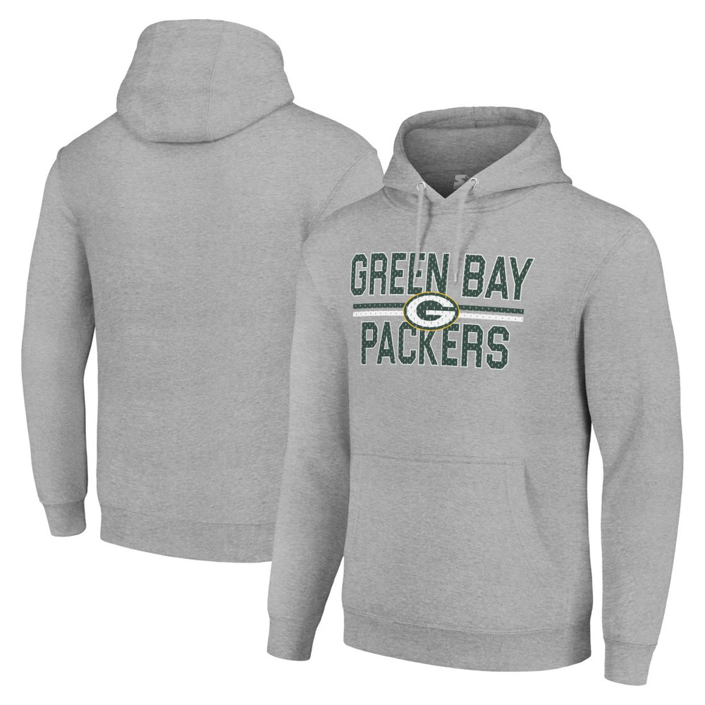 NFL Green Bay Packers Starter Unisex Team Mesh Print Graphic Tri-Blend Pullover Hoodie
