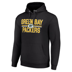 NFL Green Bay Packers Starter Unisex Team Mesh Print Graphic Tri-Blend Pullover Hoodie