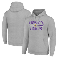 NFL Minnesota Vikings Starter Unisex Team Mesh Print Graphic Tri-Blend Pullover Hoodie